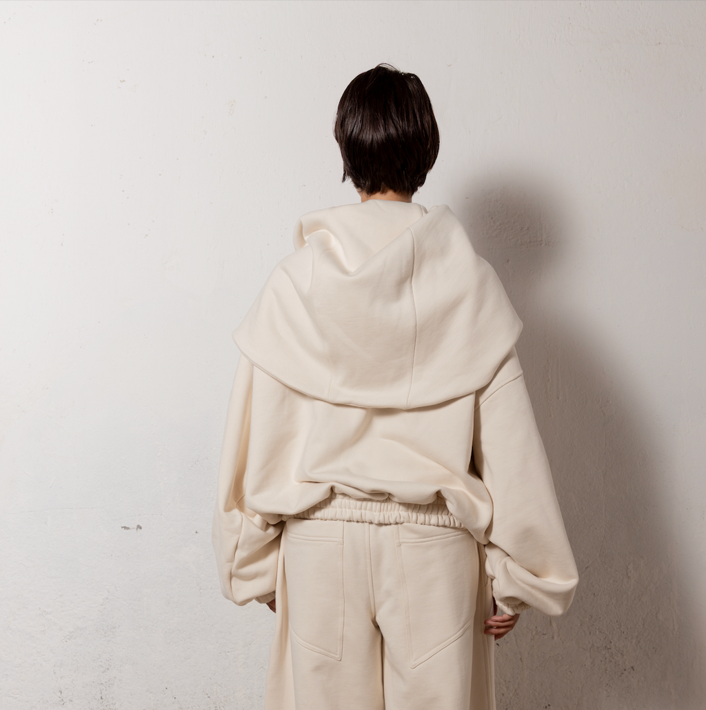SWEATSHIRT OVERSIZE COM GOLA/CAPUZ