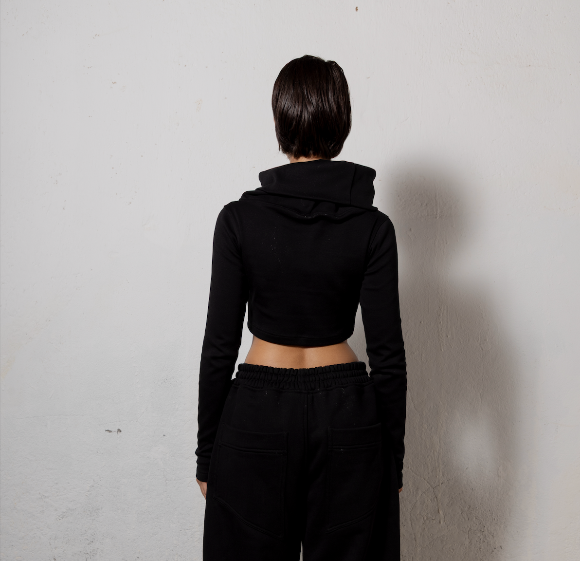 TOP CROPPED MANGA COMPRIDA