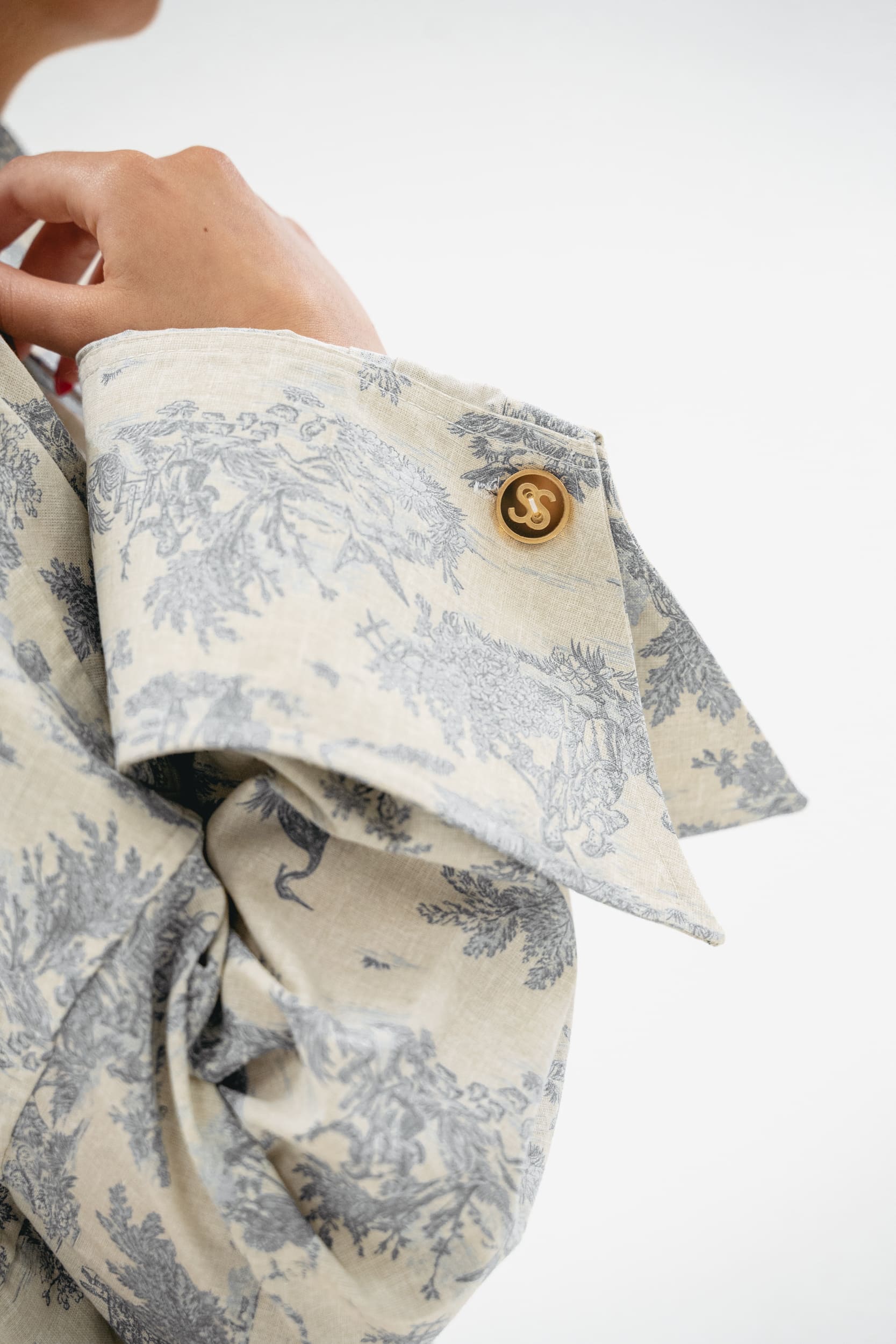 CAMISA TOILE DE JOUY AZUL