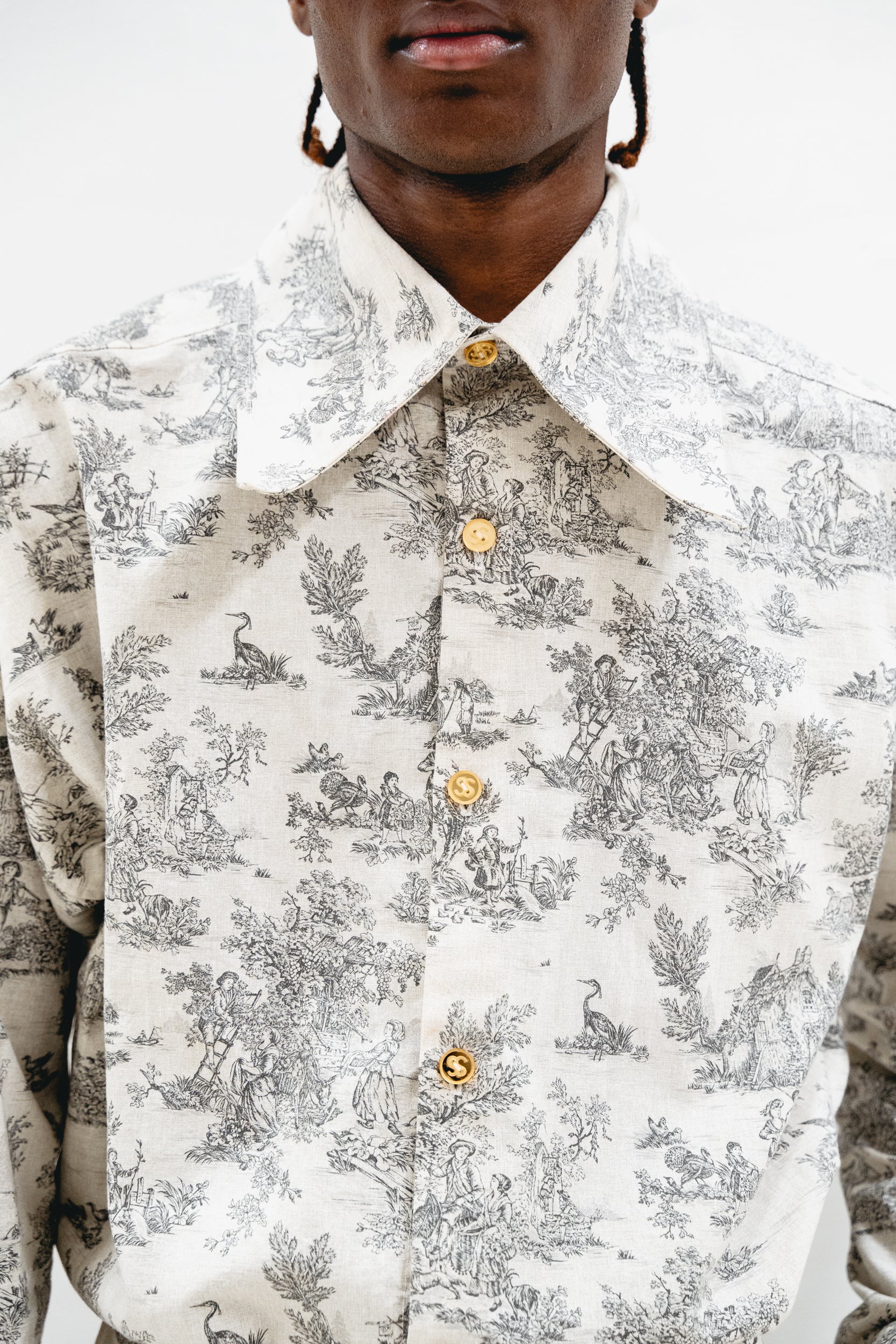 CAMISA TOILE DE JOUY PRETO