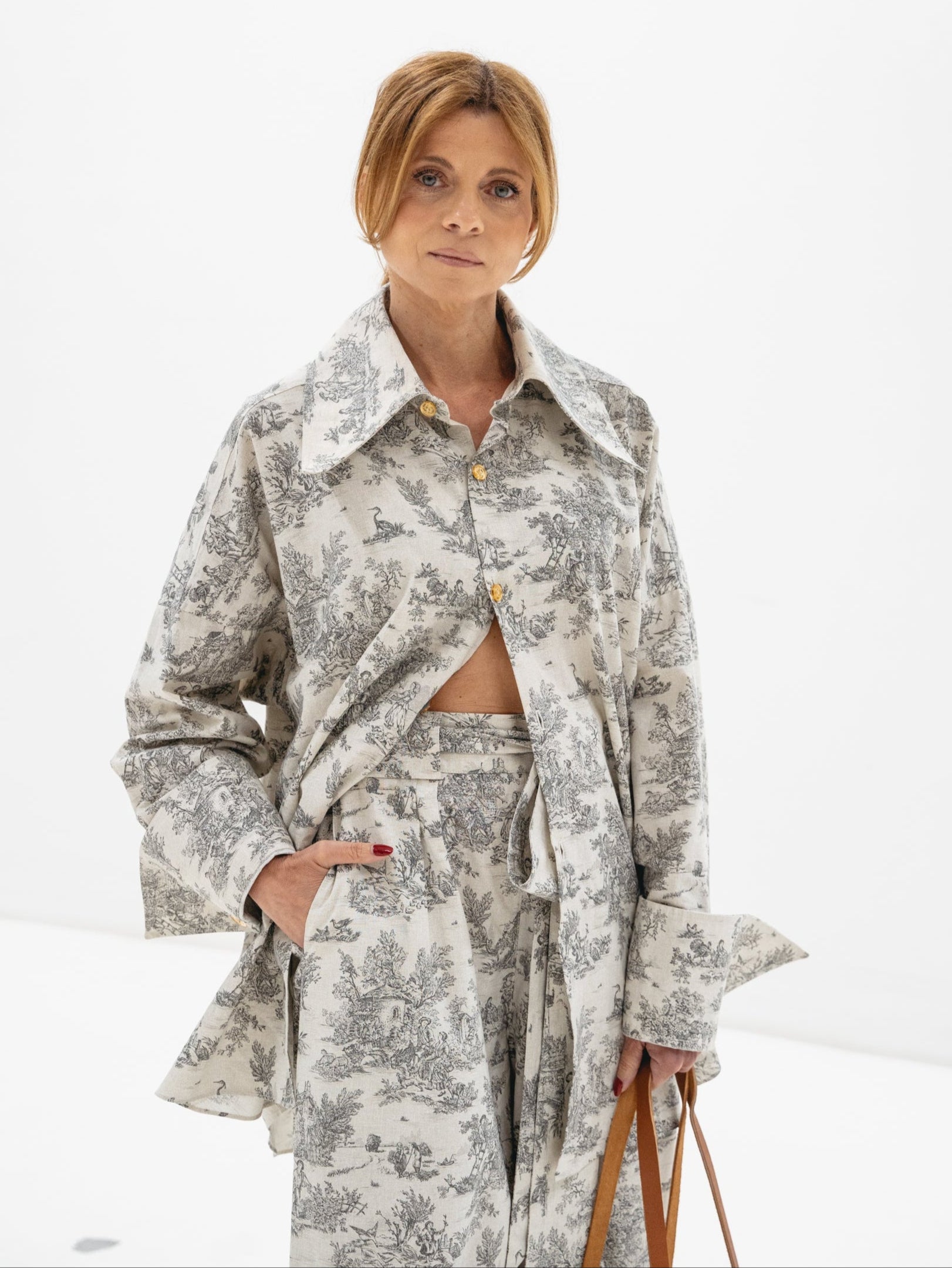 CAMISA TOILE DE JOUY PRETO