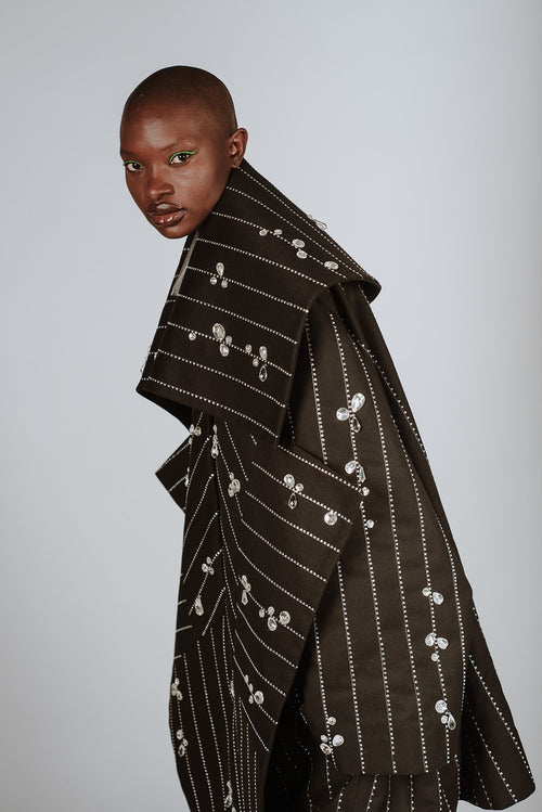 BLAZER OVERSIZED COM PEDRARIA